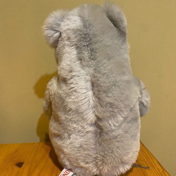 Vintage 1985 Gund Grey Teddy Bear - Picture 2 of 3